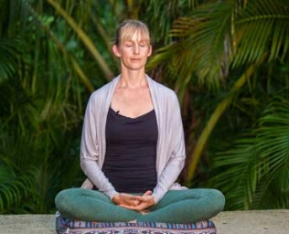 Heidi Meditating Image